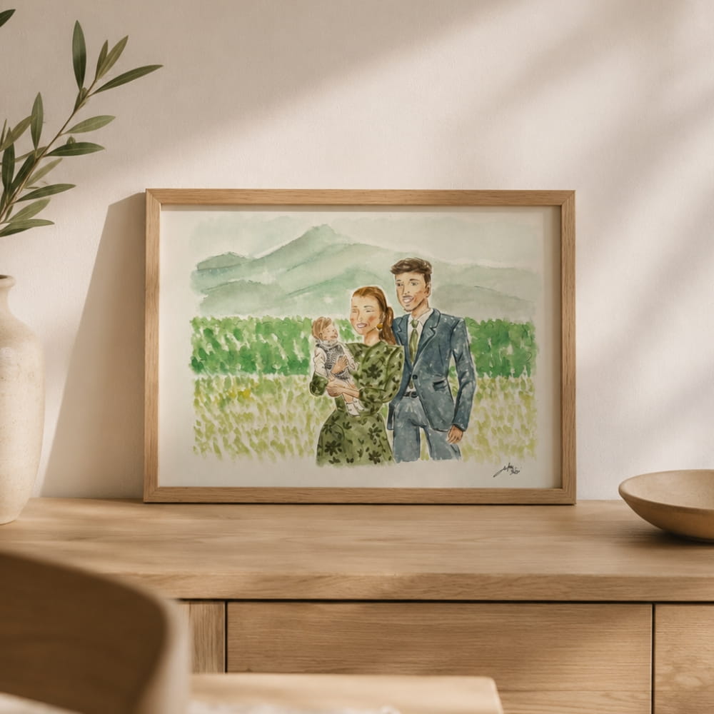 Ilustraciones Personalizadas para Bodas LAUGRAU STUDIO 1