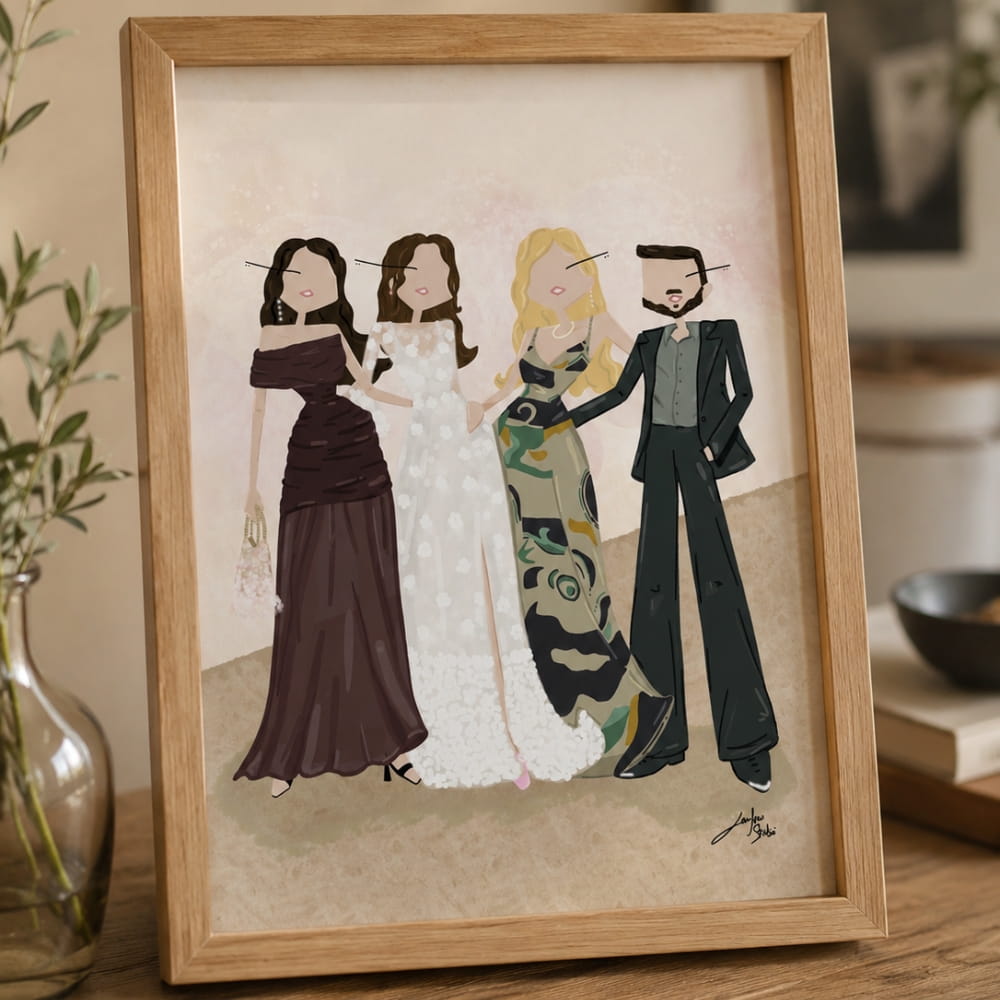Ilustraciones Personalizadas para Bodas LAUGRAU STUDIO 3